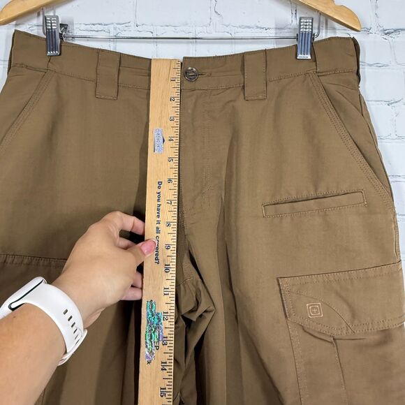 5.11 Tactical Fast-Tac Cargo Pant Men's Size 34X30  Brown Straight 74439 Utility - Picture 9 of 14